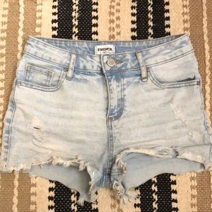 RSQ- Vintage High Rise Shorts- (12)- Denim